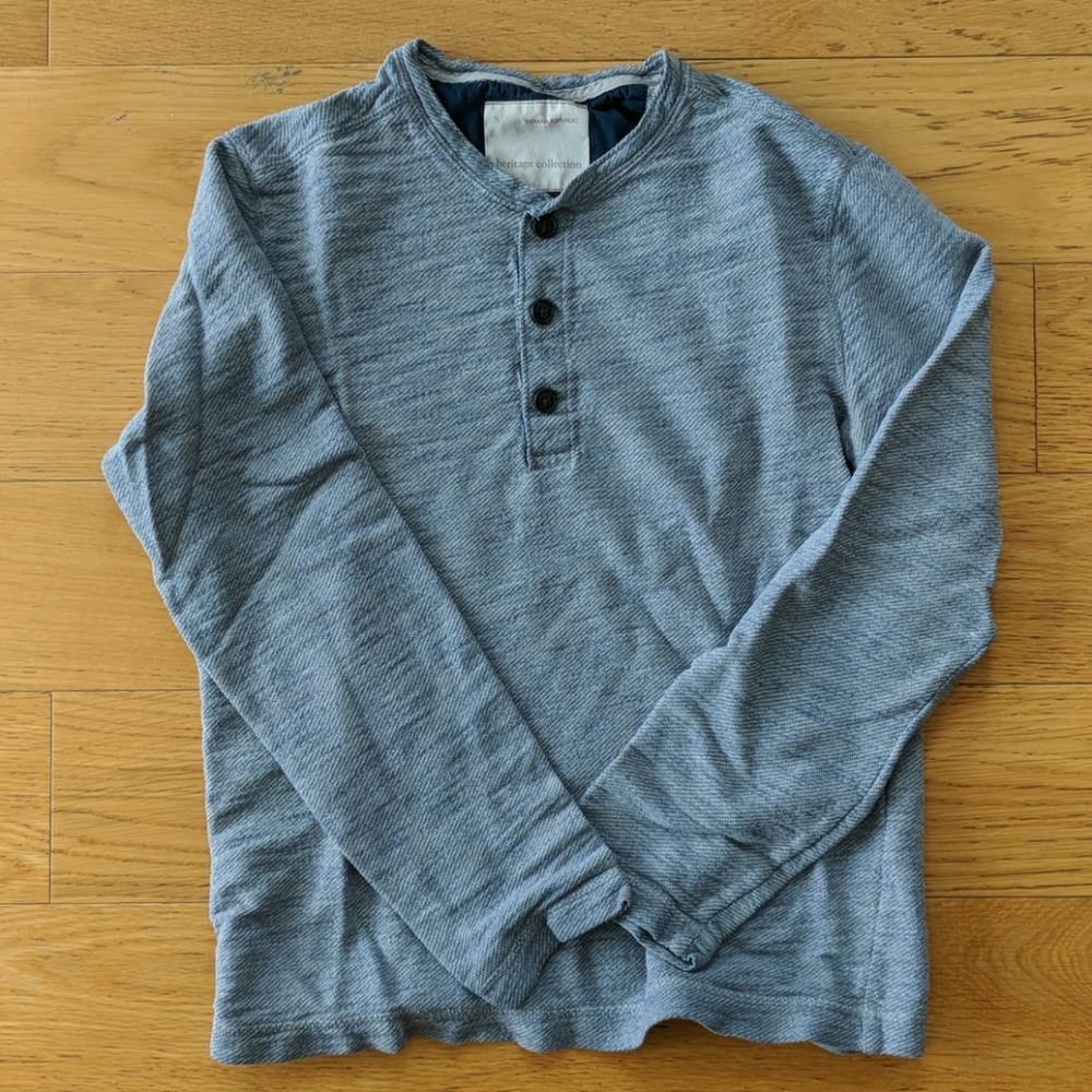 Banana Republic Men's Henley Heritage Small Shirt